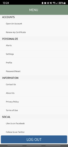 CDF Capital Mobile Banking Screen 3
