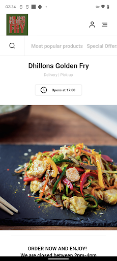 Android application Dhillons Golden Fry UK screenshort