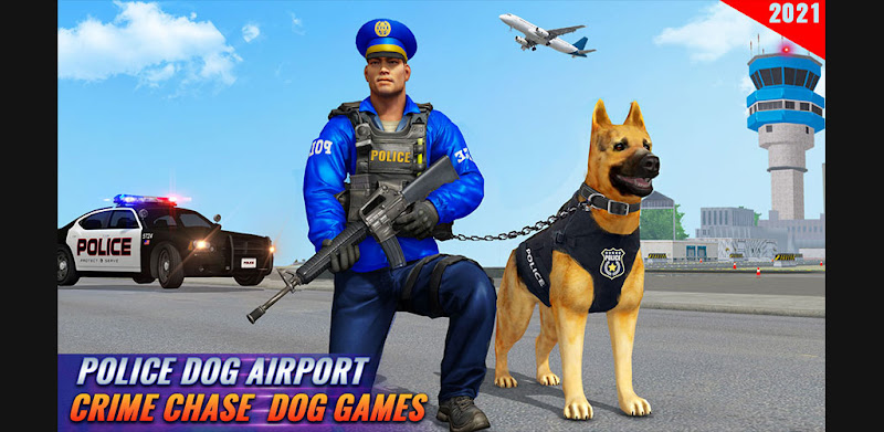 Police Dog Airport Crime Chase