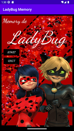 Android application LadyBug Memory screenshort