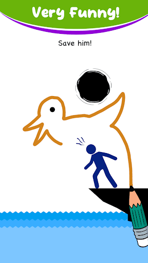 Stickman:Draw Rescue Screen 2