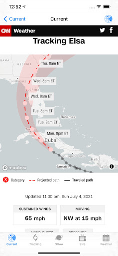 Hurricane & Typhoon Track Screen 3