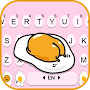 Lazy Cute Egg Keyboard Backgro