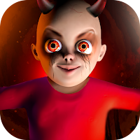 Страшный ребенок в красном - симулятор дома ужасов