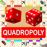 Quadropoly Classic Business Board with Smart AI Apk