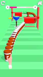 Coffee Mug Stack -Runner Games