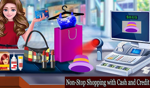 Girl Shoppingmall Cashier Game apkdebit screenshots 7
