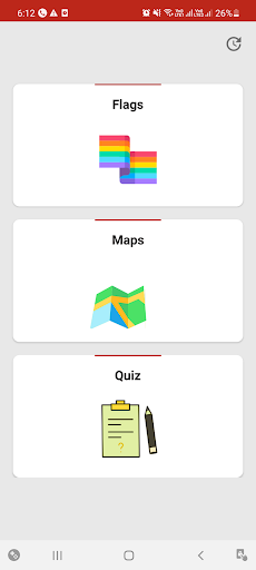 Android application World Flags, maps, Countries screenshort