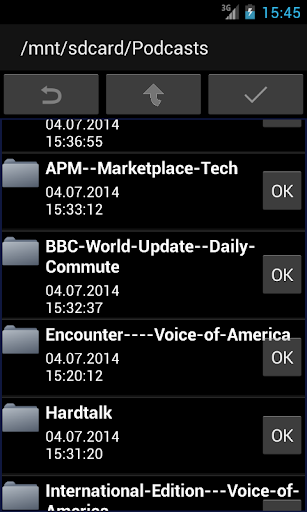 mp3podPlay lite Podcast Player Screen 2