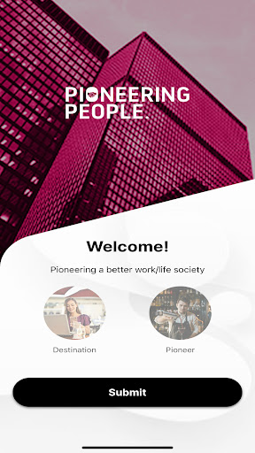 Android application Pioneering People screenshort