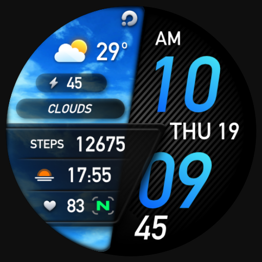 PRADO 23 Weather Watch Face Logo