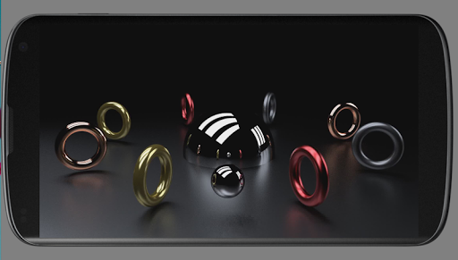 Live Wallpaper Moving Ball Screen 3