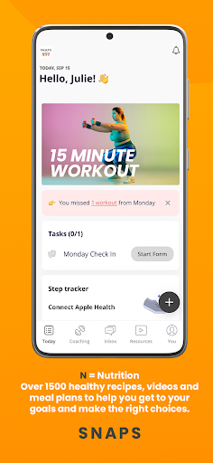 SNAPS Weight Loss Screen 3