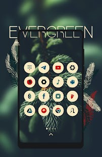 Evergreen - Icon Pack لقطة شاشة