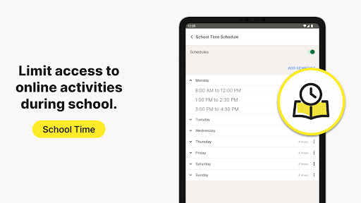 Screenshot of Norton Family Parental Control