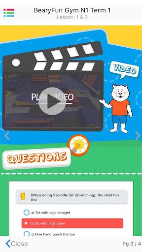 BearyFun Gym Screen 3