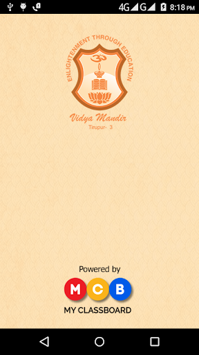 Android application Vidya Mandir Parent Portal screenshort