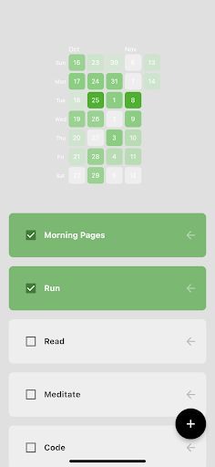 Android application Ritualz screenshort