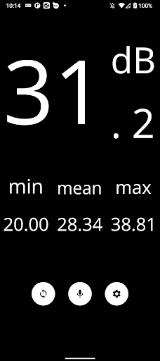 Android application dB Meter Sound Level Meter screenshort
