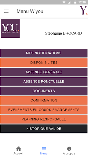 Android application Wyou screenshort