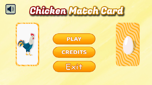 Android application Chicken Match Card screenshort