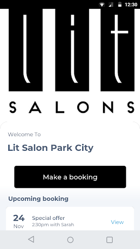 Android application Lit Salon Park City screenshort
