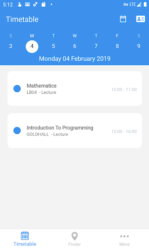 Android application Trinity Live screenshort