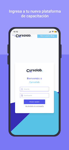 Android application Cursalab screenshort