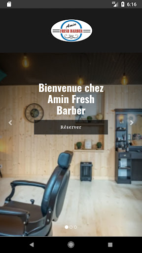Android application Amin Fresh Barber screenshort