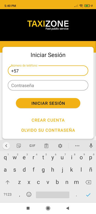 Taxi Zone Colombia Usuarios - 2.1.1 - (Android)