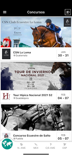 Android application Equestrian Digital screenshort