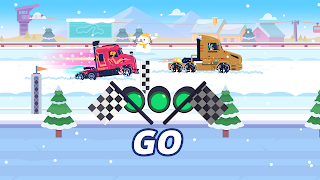 Dinosaur Racing Games for kids - Screenshot 2