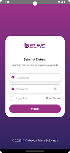 Android application BLINC Accounting screenshort