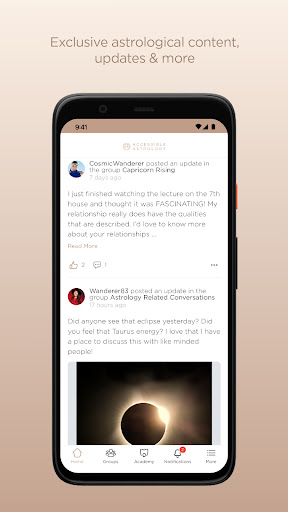Android application Accessible Astrology screenshort