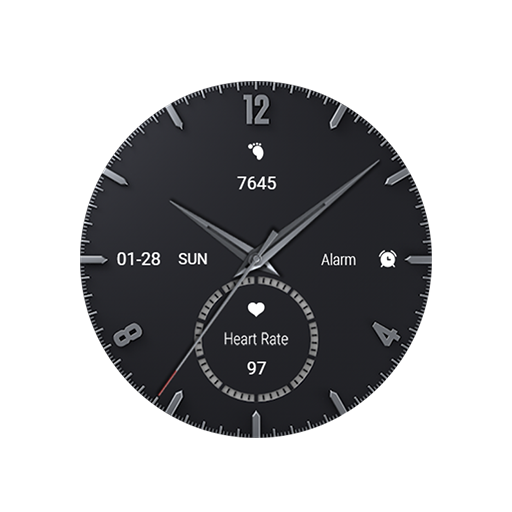 Simple Rui Black For Wear OS logo