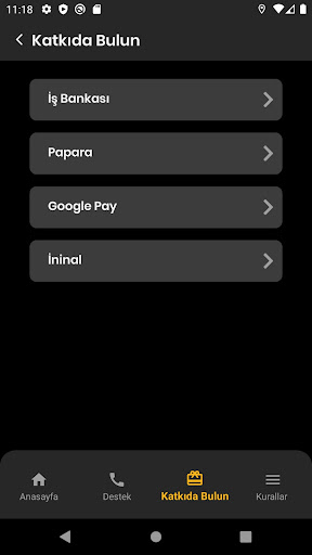 Android application İki Yaka Taksi Transfer screenshort