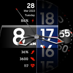 Captura de Pantalla 24 MJ222 Hybrid Watch Face android