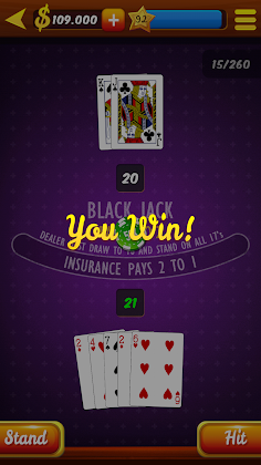 Blackjack 21 HD - Screenshot 4
