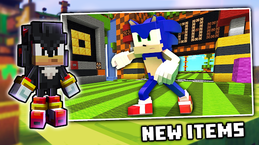 Captura de Pantalla 3 Sonic Mod and Add-on for MCPE android