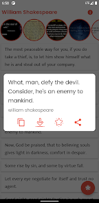 Captura de Pantalla 4 William Shakespeare and Saying android