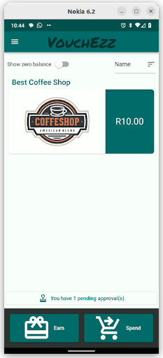 Android application VouchEzz screenshort