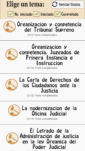 TestOpos Justicia 2024 Screen 3