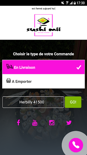 Android application Sushi Mii screenshort