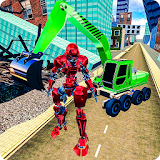 Rescue Robots Excavator Crane - City Survival Sim icon