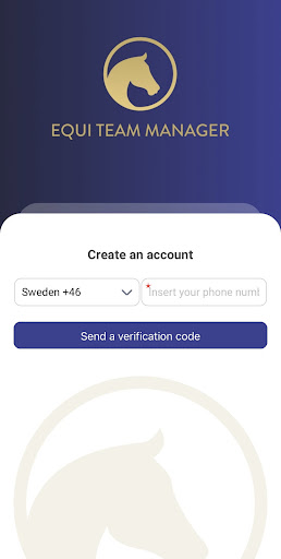 Android application Equi Team Manager screenshort