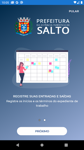Android application Ponto eletrônico Salto screenshort