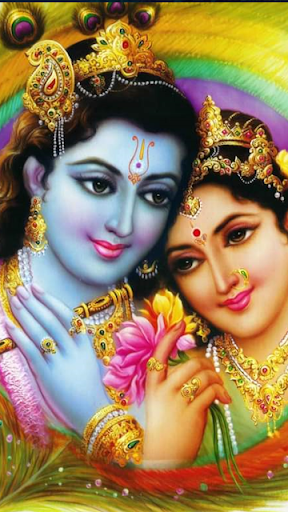 Radha Krishna HD Wallpaper Lo