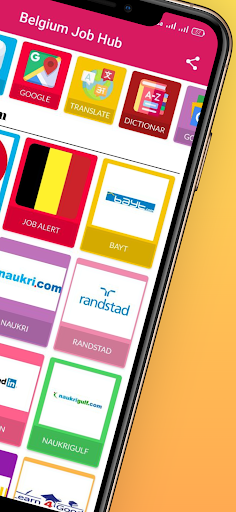 Belgium Jobs Hub Screen 2