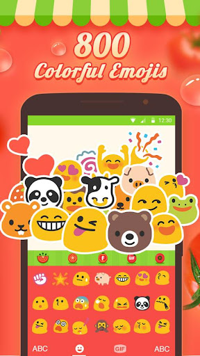 Fruit Keyboard Theme - Tomato