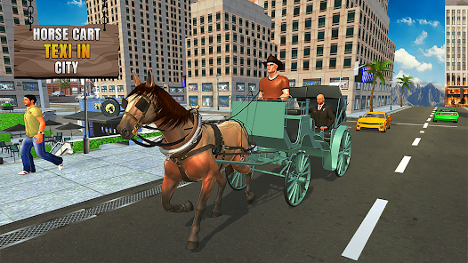 Captura de Pantalla 22 juego de taxi caballo volador android